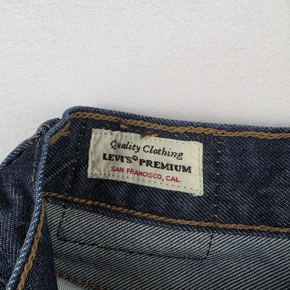 Levis Jeans Mens Size 31x30 501 XX Button Fly Dark Wash Blue Denim Pants